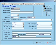 Ficha del Profesor